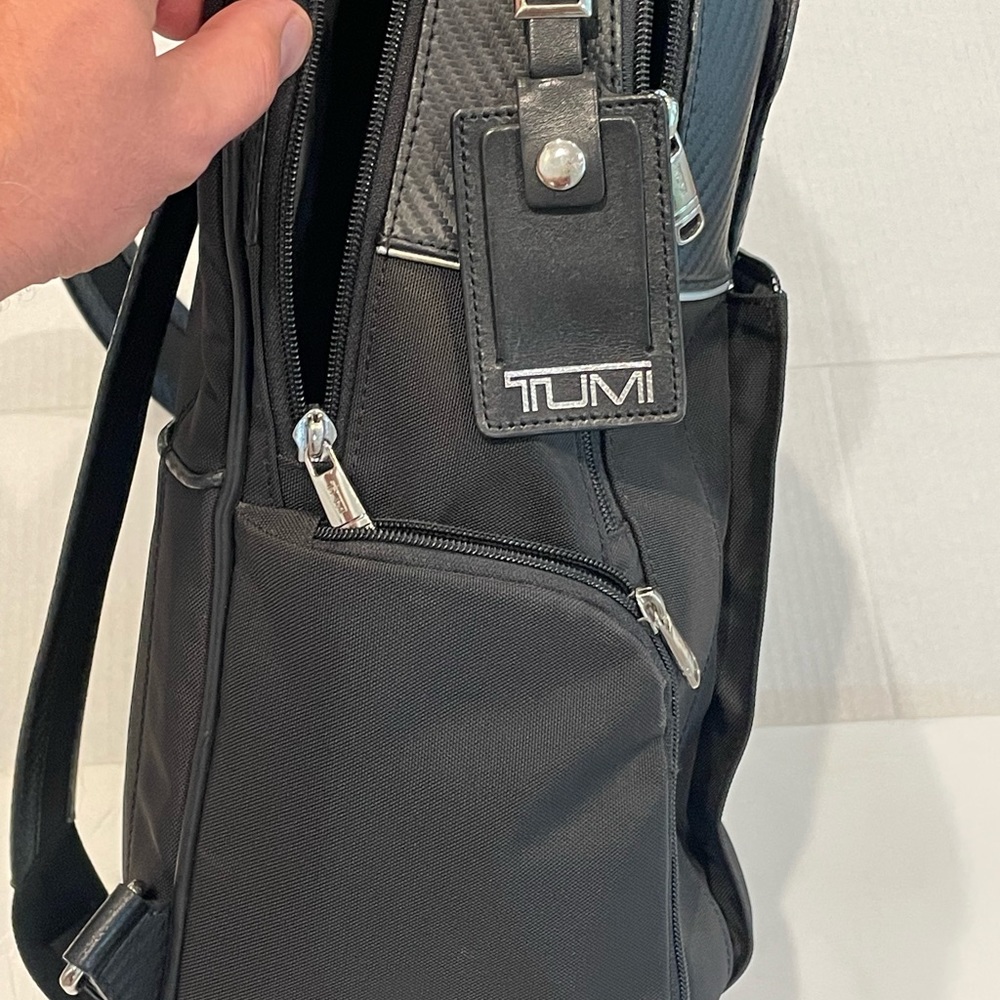 TUMI Alpha Luxury Travel Backpack Black - Picture 11 of 13